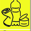 Pack 4 Pegatinas Reciclaje