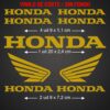 Pack 7 Pegatinas adhesivas vinilo Honda para moto, coche, casco