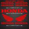 Pack 7 Pegatinas adhesivas vinilo Honda para moto, coche, casco