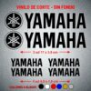 6 X PEGATINAS ADHESIVO YAMAHA PARA MOTO ALTA CALIDAD
