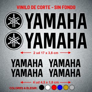 6 X PEGATINAS ADHESIVO YAMAHA PARA MOTO ALTA CALIDAD